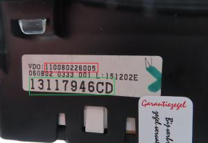 Opel - Combo C vanaf 2001 Tellerpaneel reparatie